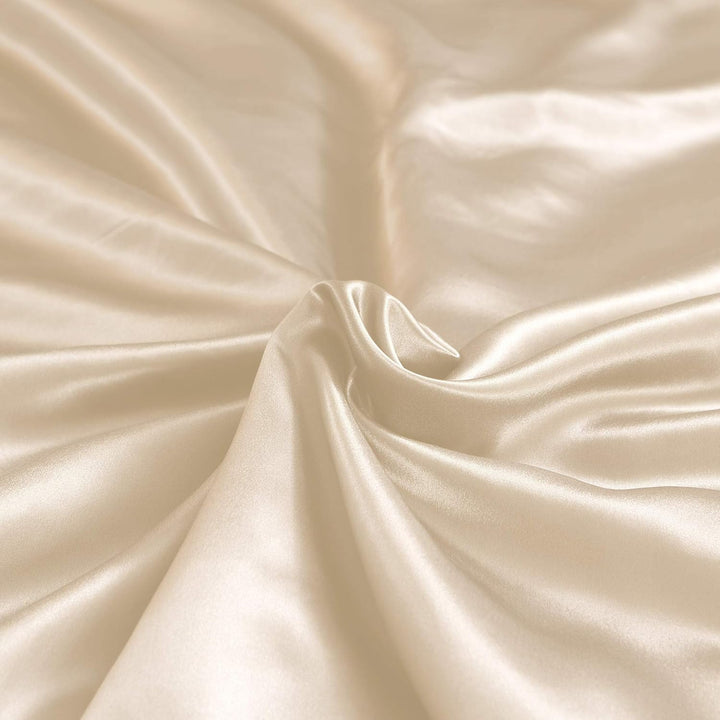 THXSILK Seidenbettwäsche Set 3 teilig, Bettbezug 200 x 200 cm und 2 Kissenbezüge 40 x 80 cm, Hypoall