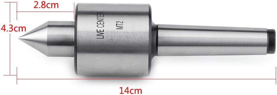 Fictory Live Drehzentrum, Live Center MT2 Präzisions-Drehrotations-Fräszentrum Kegel Metallbearbeitu