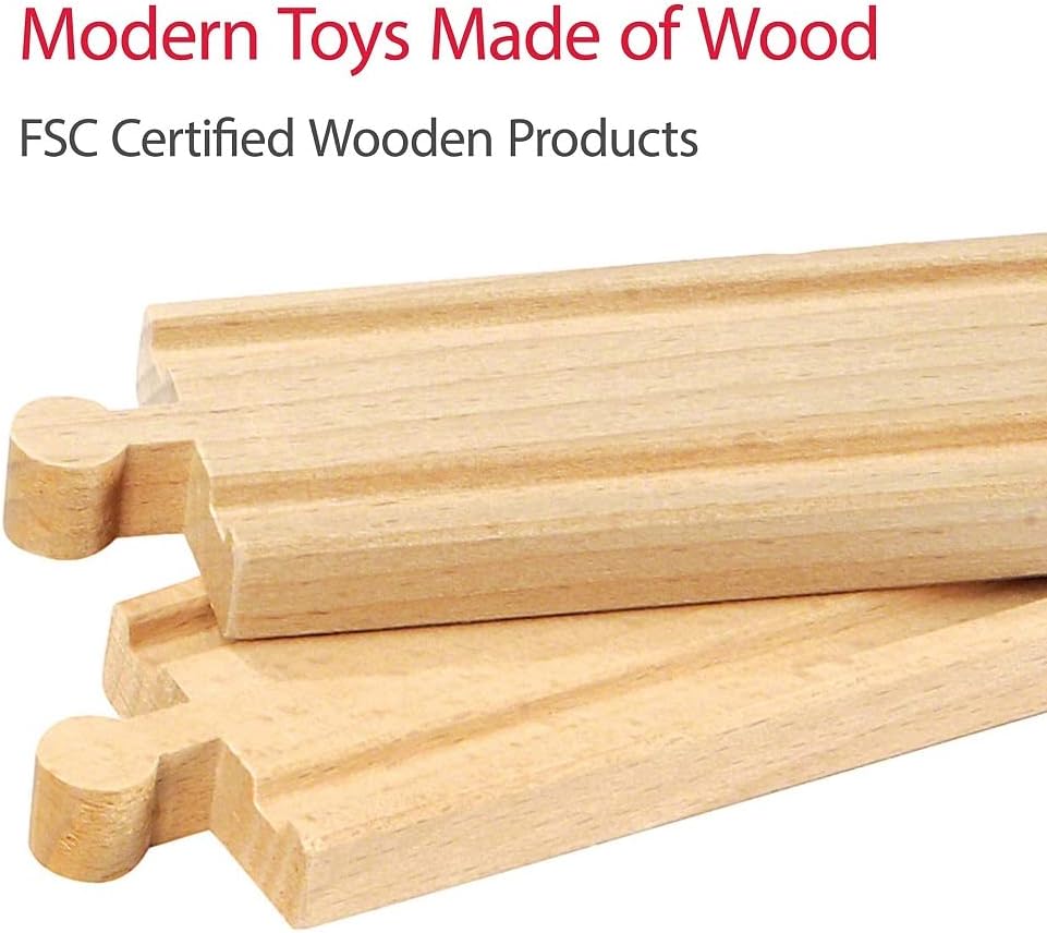 BRIO Bahn 33402 - Mittleres Schienensortiment & World 33592 Rote Lola elektrische Lok – Batterie-Lok