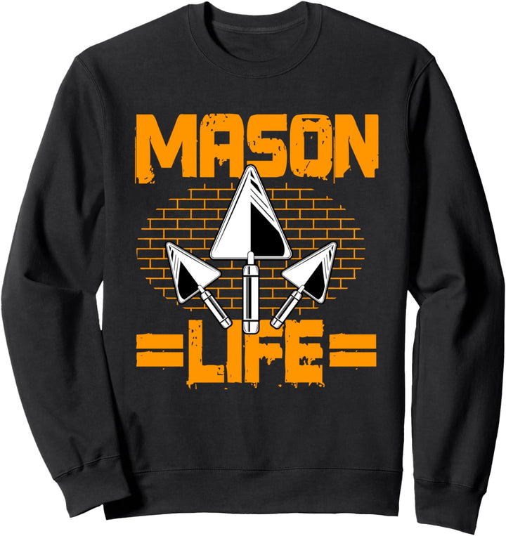 Zement Mason Life Concrete Trowel Maurer Sweatshirt
