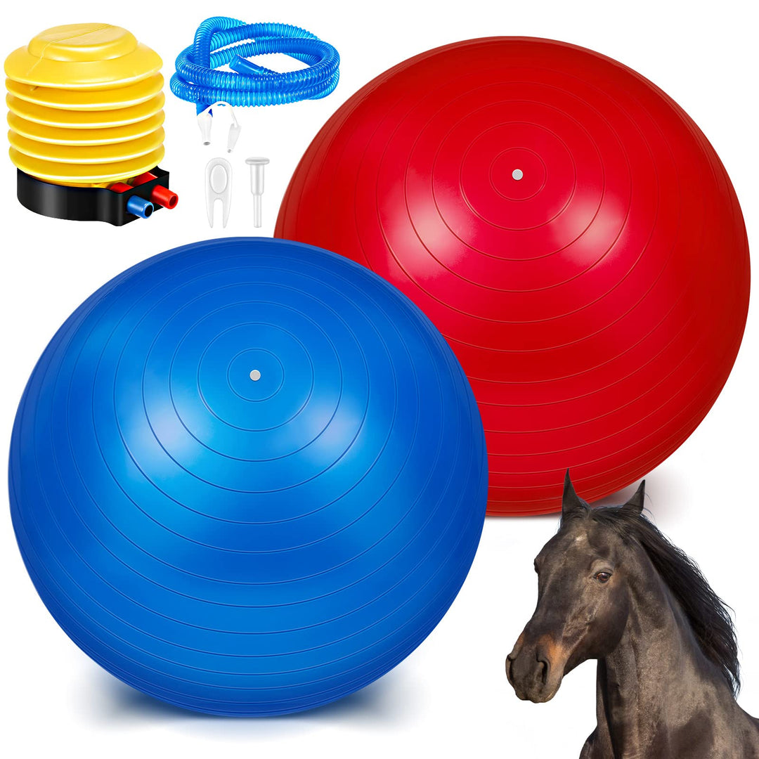 2 Stück 101.6 cm Pferdeball zum Spielen, grosser Pferdeball, grosser Herding Ball für Pferde, Anti-P