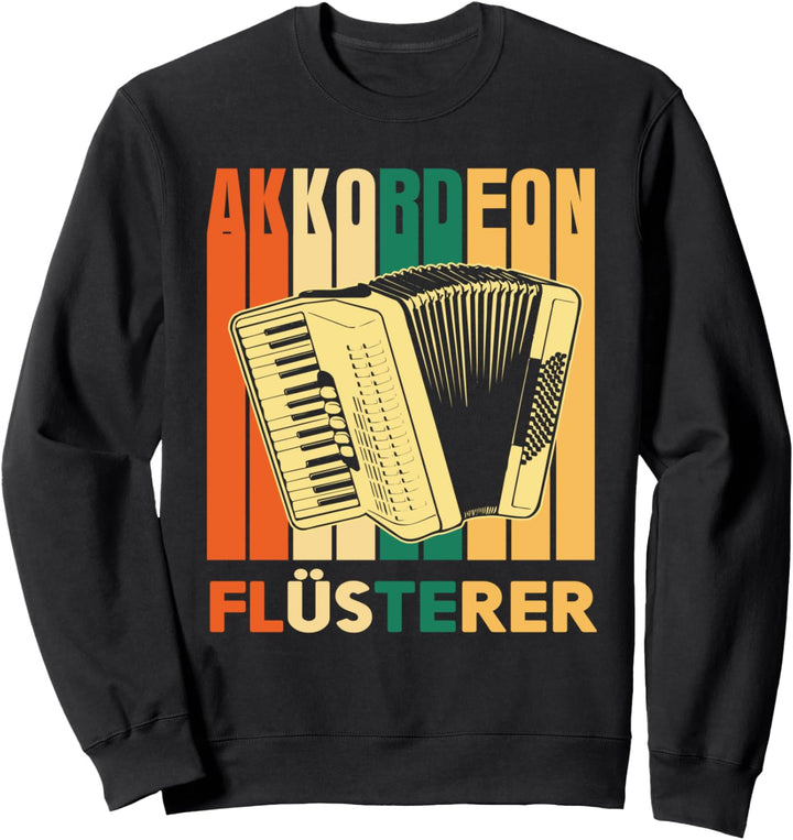Ein Tag ohne Akkordeon Musiker Band Komponist Retro Sweatshirt
