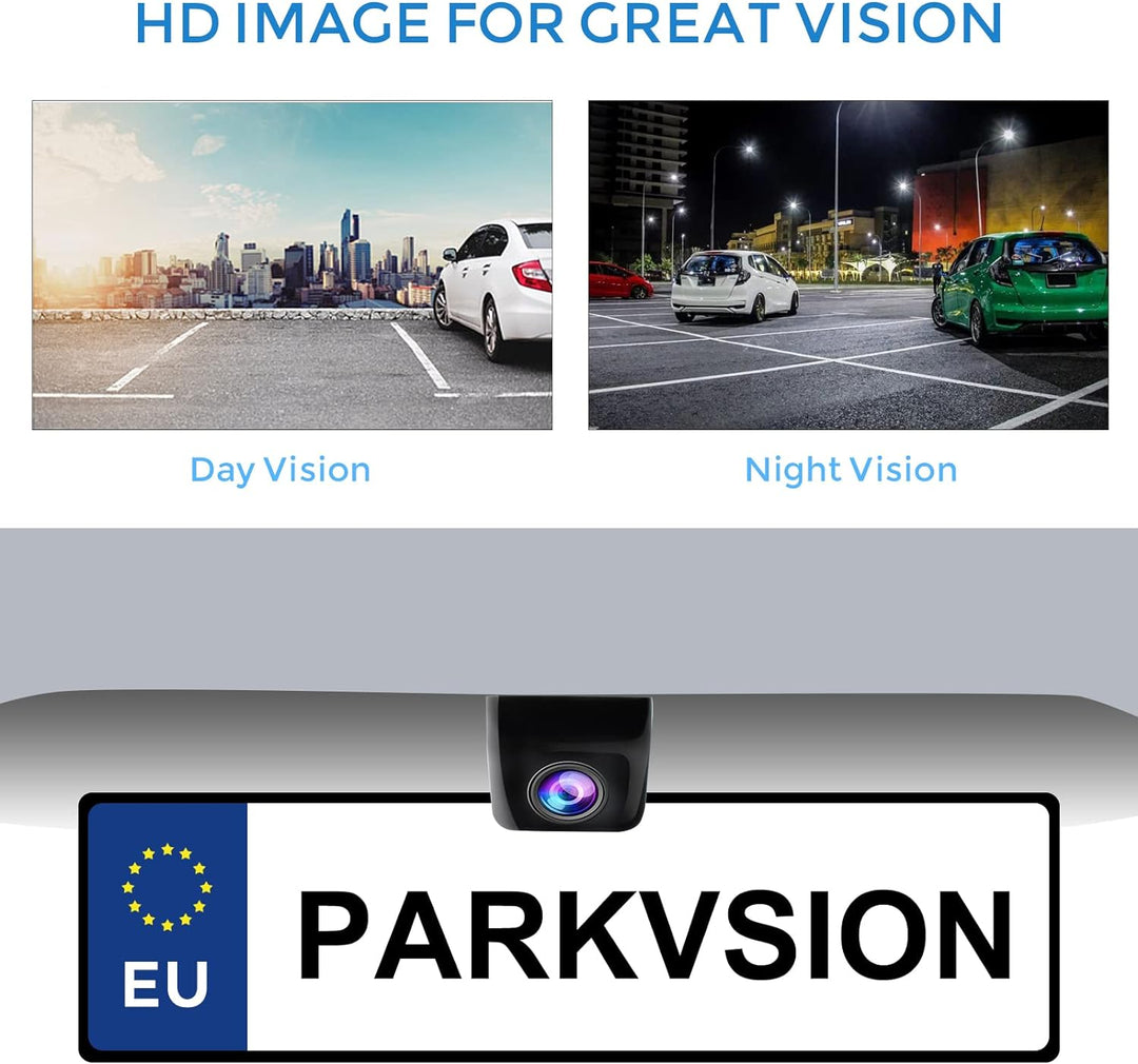 PARKVISION Rückfahrkamera Flexible Einbaulage erlaubt Auto Rückansicht Kamera mit invertiertem Bild