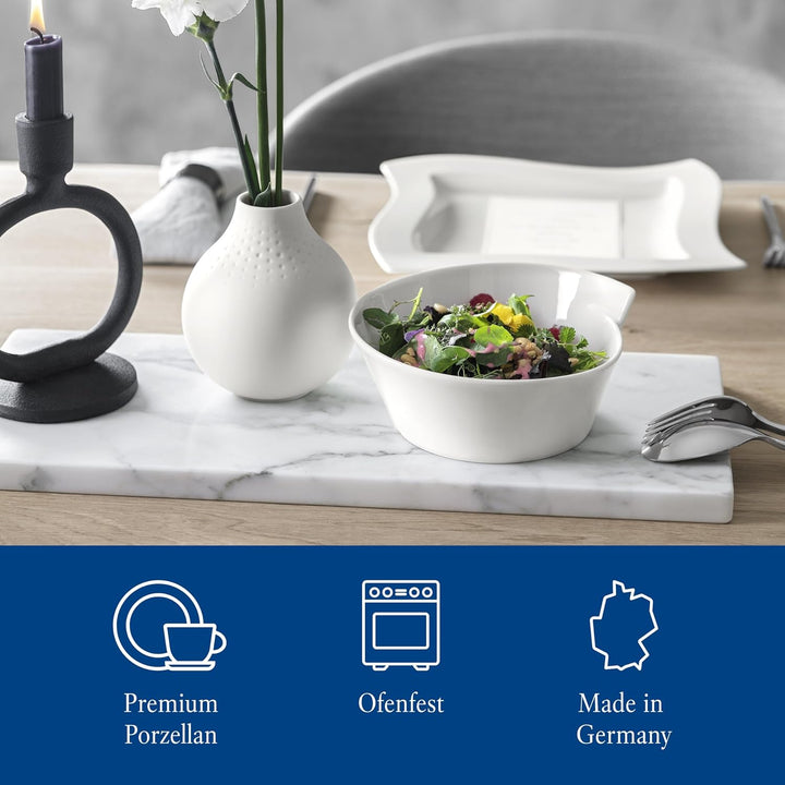 Villeroy & Boch – NewWave Basic Tafelservice, 30 teilig, Geschirr Set für 6 Personen, spülmaschinenf