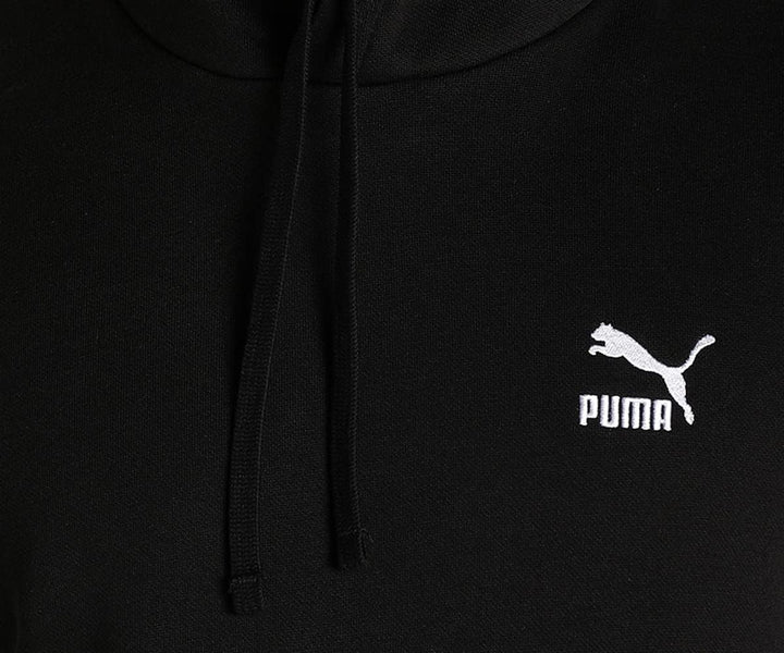PUMA Herren ESS Small Logo Hoodie FL Sweat M Schwarz, M Schwarz