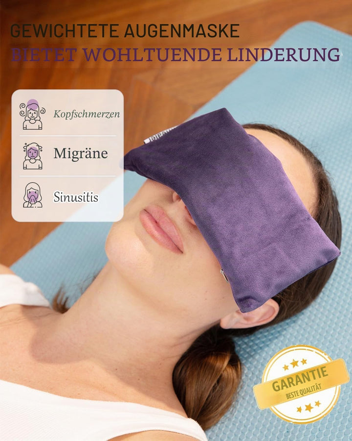 Hihealer 2er / 4er-Pack Augenmaske Gewichts-Augenmaske mit Lavendel-Aromatherapie für Schlaf, Yoga,