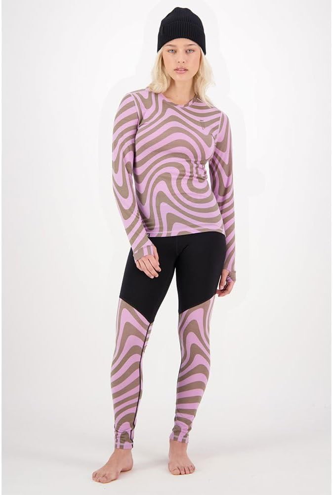 Mons Royale W Cascade Legging Print S Blazing Trails, S Blazing Trails