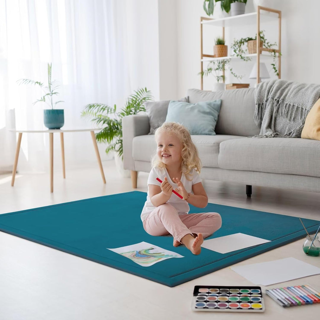 Verdickung Korallen Samt Teppich Kinder Krabbeldecke Weiche Tatami Teppiche Kinder rutschfeste Vergr