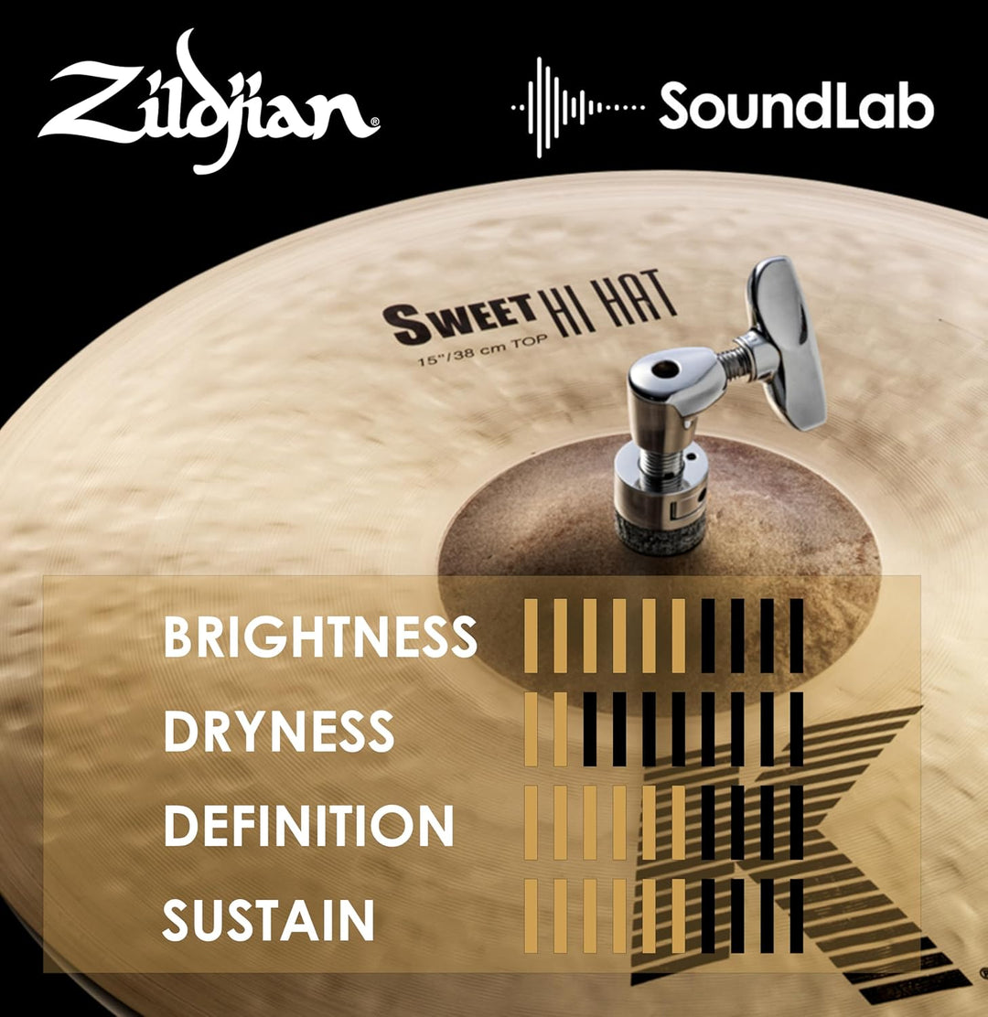 Zildjian K Zildjian Series - 15" Sweet Hi Hat Cymbal Pair 15 Zoll Pair, 15 Zoll Pair