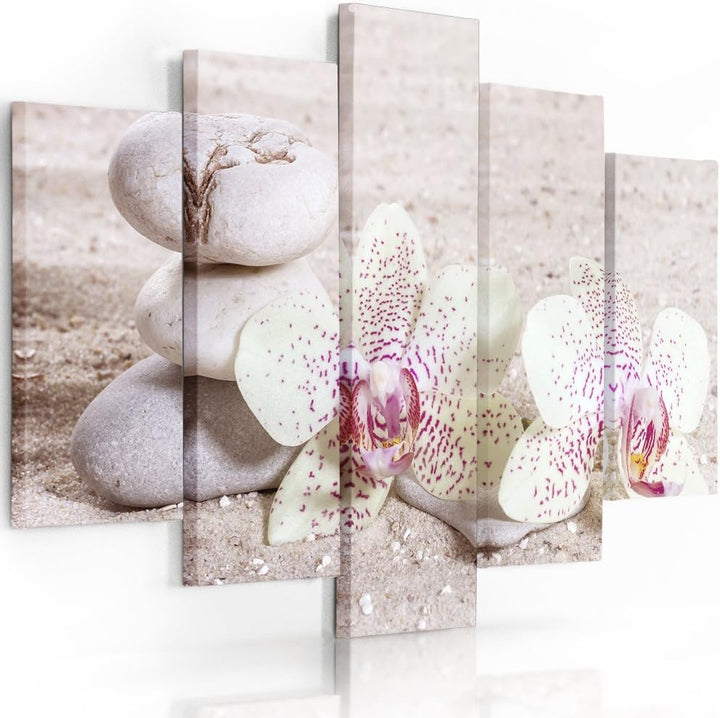 Feeby Frames, Leinwandbild, Bilder, Wand Bild - 5 Teile - Wandbilder, Kunstdruck, 250x120 cm, Typ A,