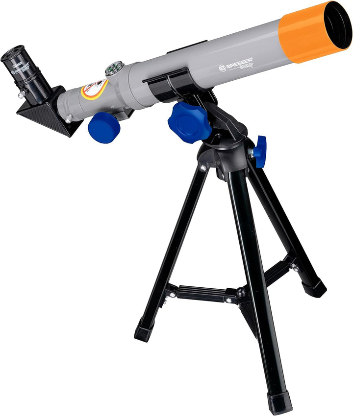 Bresser Junior Mikroskop &amp; Teleskop Set mit Mikroskop 40x-640x Vergrösserung und 40/400mm Teleskop f