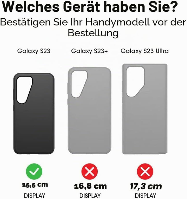 OtterBox Commuter Series Schutzhülle für Galaxy S23, Blau Blau Commuter Serie, Blau Commuter Serie