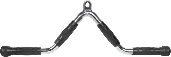 VirtuFit Curlstange Griff - Trizeps Curl-Griff - r, aus Chrom - Trizeps-Griff, Bizeps Curl, Kabelzug