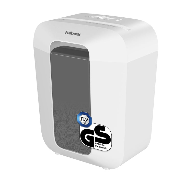 Fellowes FS-9C Aktenvernichter, Kreuzschnitt, 9 Blatt, P4, 17L Behälter, Sicherheitsschloss, zerklei
