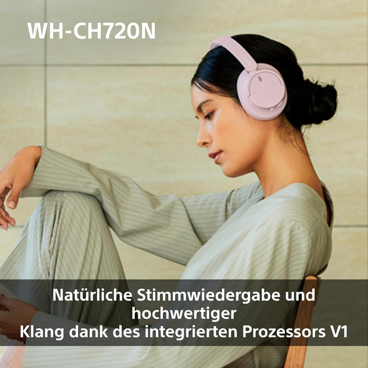 Sony WH-CH720N Kabelloser Bluetooth-Kopfhörer mit Noise Cancelling - bis zu 35 Stunden Akkulaufzeit