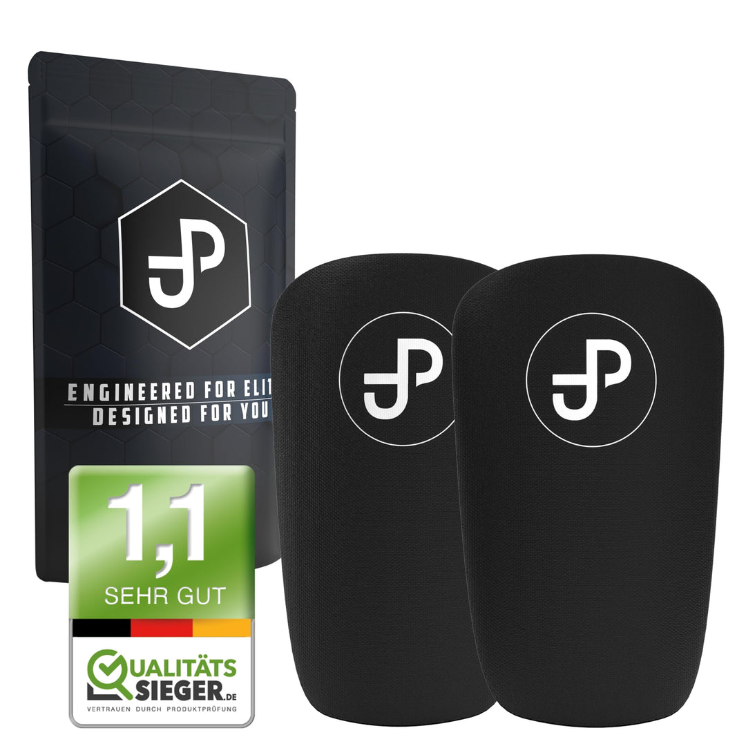 JDP Premium Schienbeinschoner, Individuell anpassbare Schienbeinschoner Fussball Herren, Mini Schien