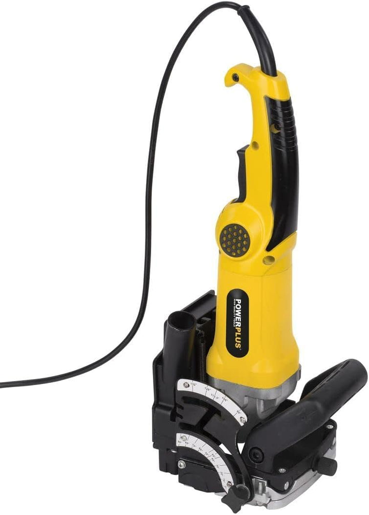 POWERPLUS POWX1310 - Fresadora de engalletar madera 900w