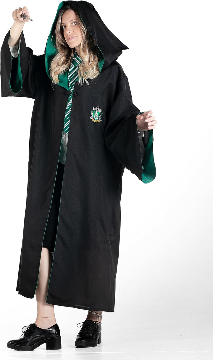 Ciao- Cloak Cape Tunic Deluxe official Harry Potter Wizarding World (One size adult) with embroidere