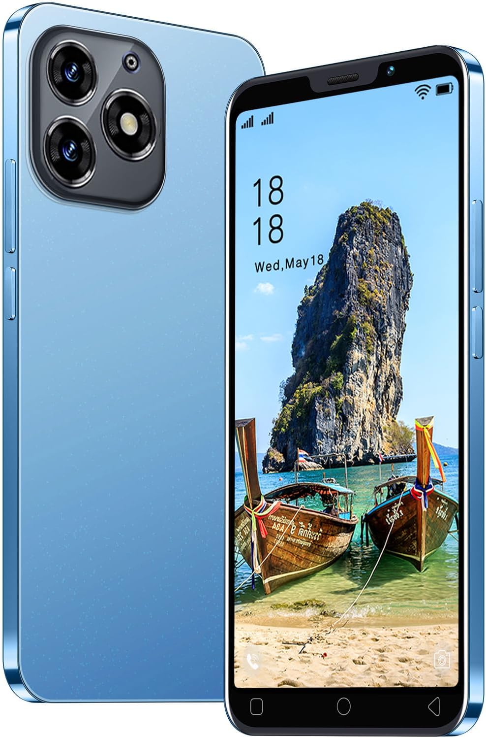 MTGud Günstige Smartphones, 5,0 Zoll IPS Display, 16GB ROM, 128GB, erweiterbar, Android 9.0, Dual-SI