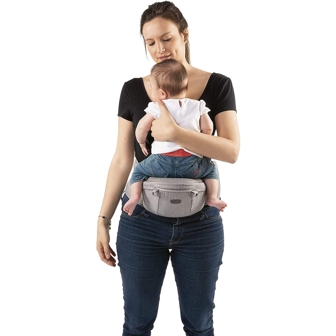 Chicco Babytrage Hip Seat, 3-in-1 ergonomische und multifunktionale Babytrage mit abnehmbaren und se