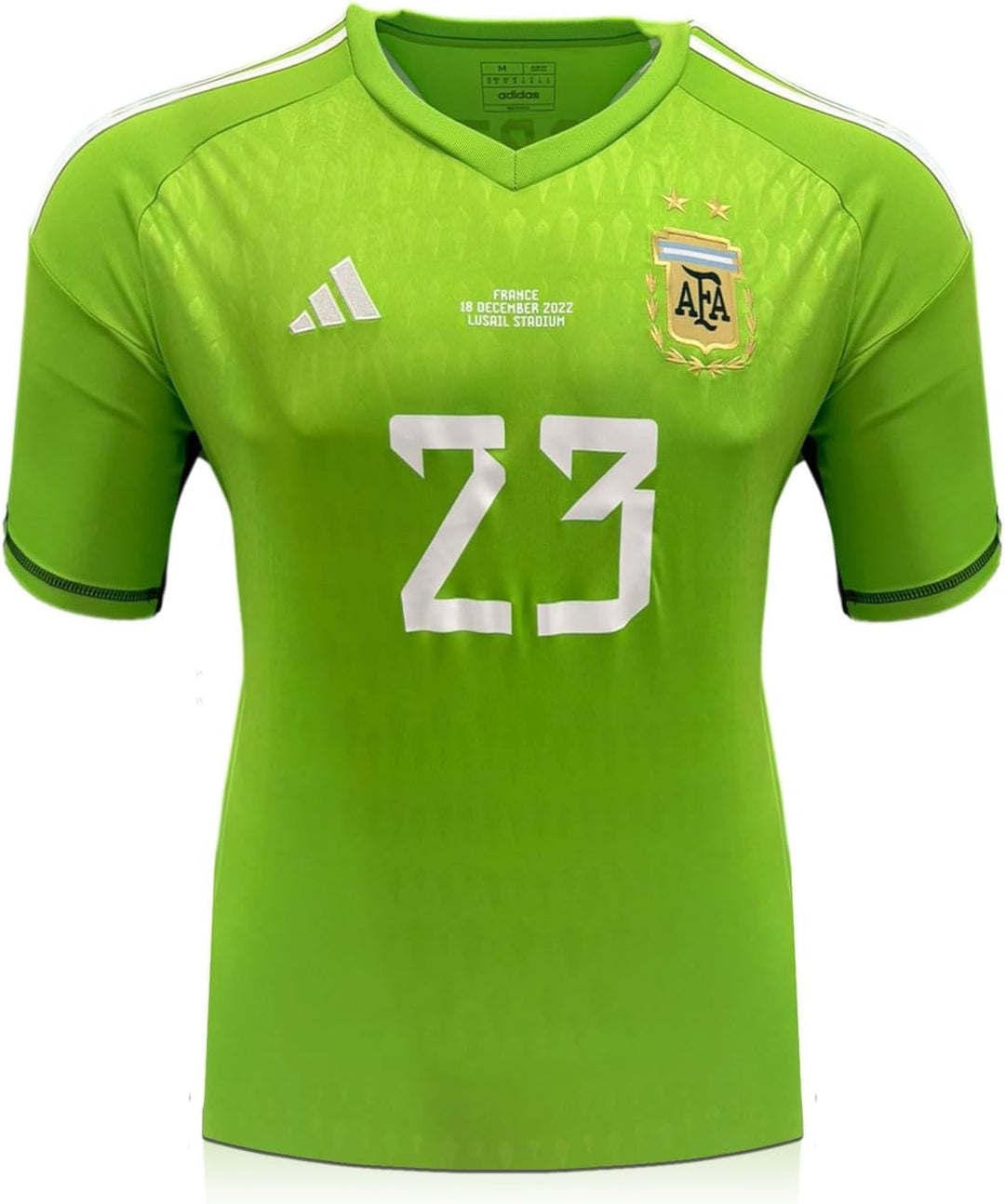 Argentinisches Trikot mit der Nummer 23, signiert von EMI Martinez.