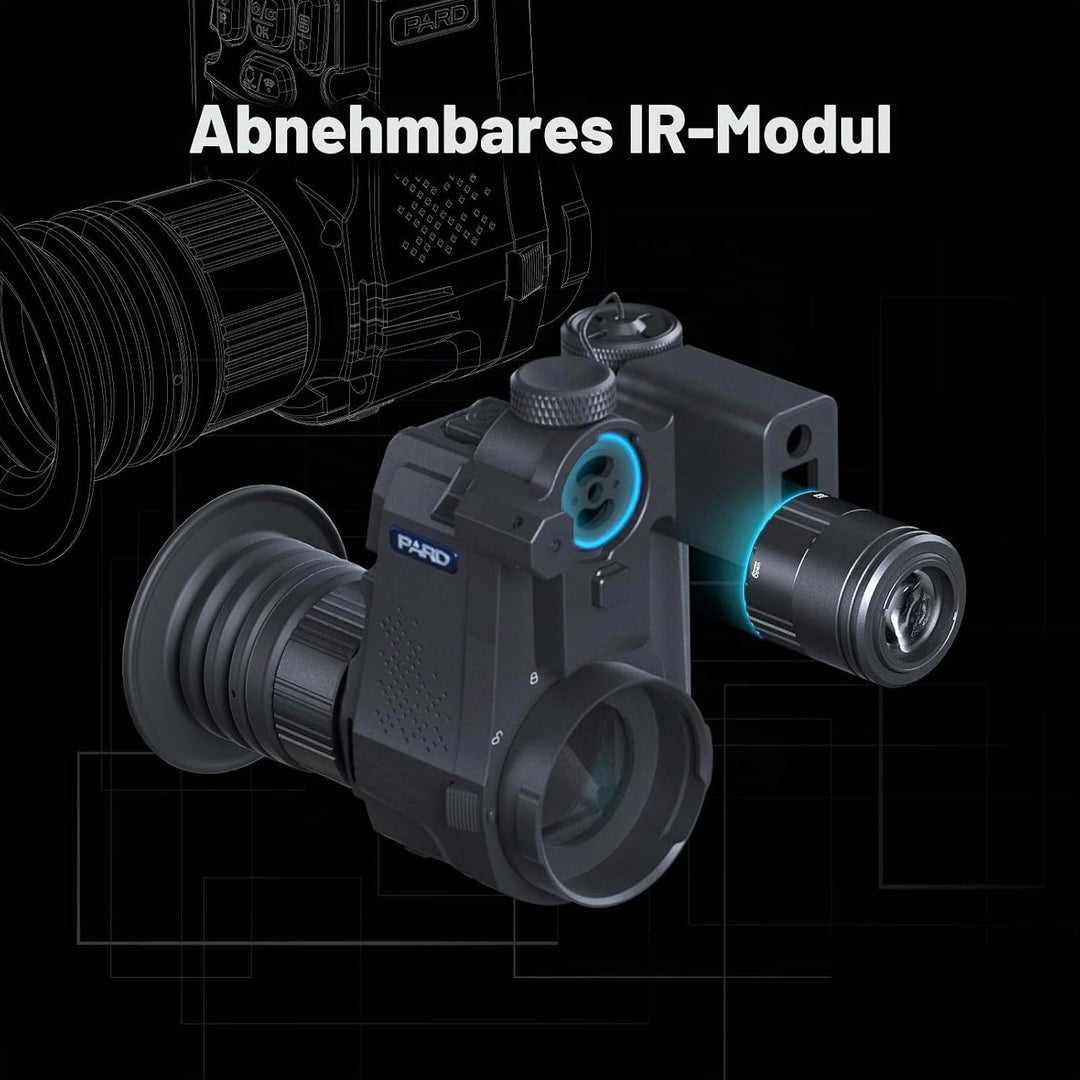 PARD Nachtsicht Monokular, Nachtsichtbrille mit IR 850 nm und 940 nm, Bildaufzeichnung und Videowied