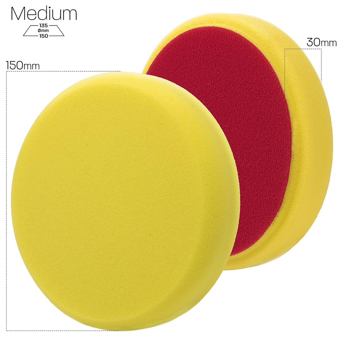 detailmate ONE STEP Polier Set - menzerna Polish passend für SPTA 125mm Exzenter Poliermaschine 15mm