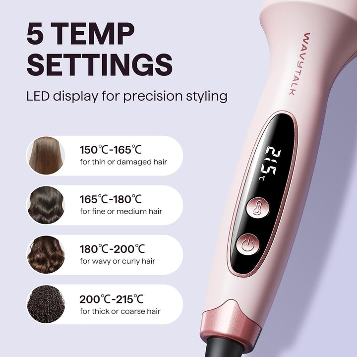 Wavytalk Thermobürste, Thermal Brush Blowout Boost Ionische Lockenbürste, Macht Haar Glatt und Glänz