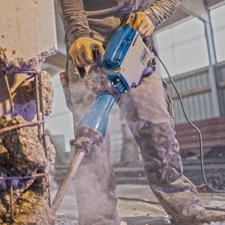 Scheppach Abbruchhammer AB1600 Bohrhammer Betonhammer (1600 Watt, 50 Joule, inkl. Sechskant-Aufnahme