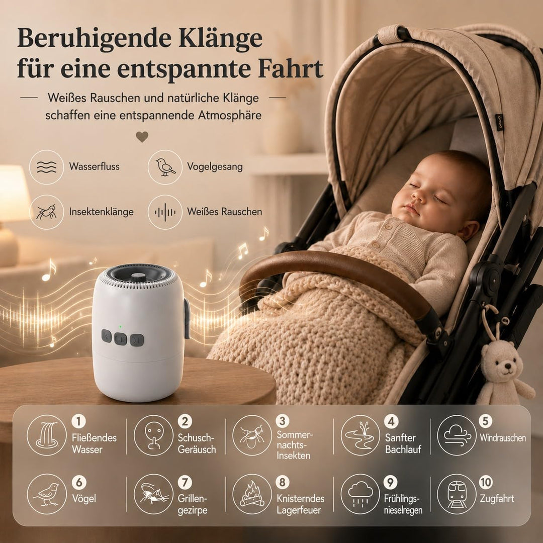 Kinderwagen Schaukler Baby, Automatischer Kinderwagen Rocker mit 5 Schaukelstufen &amp; 10 Beruhigungsge