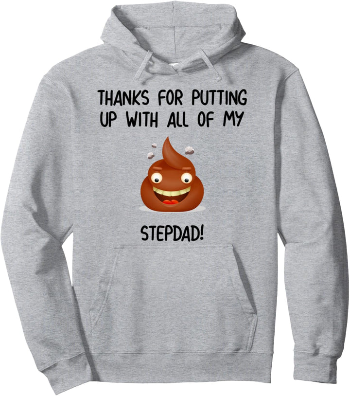 Danke, dass du dich mit meinem ganzen Stiefvater abgefunden Pullover Hoodie