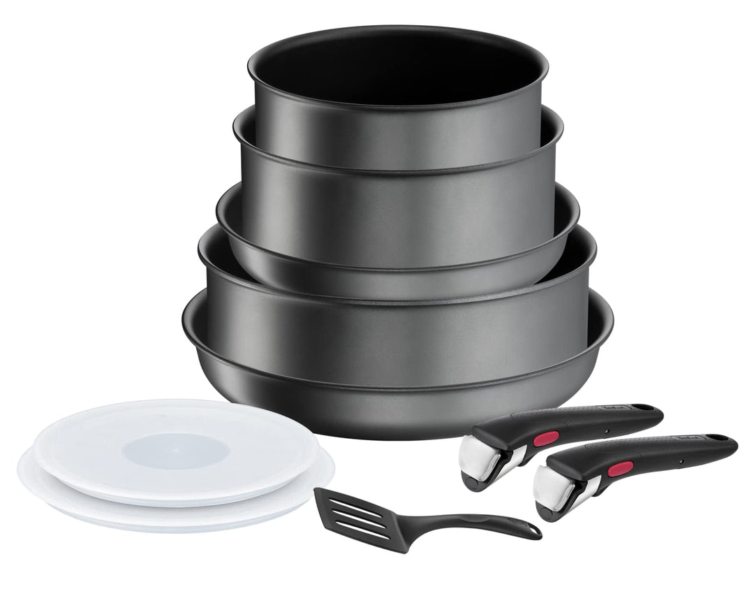 Tefal Ingenio Daily Chef On Kochgeschirr-Set, 10-teilig, Pfannen, Töpfe, Induktion, widerstandsfähig