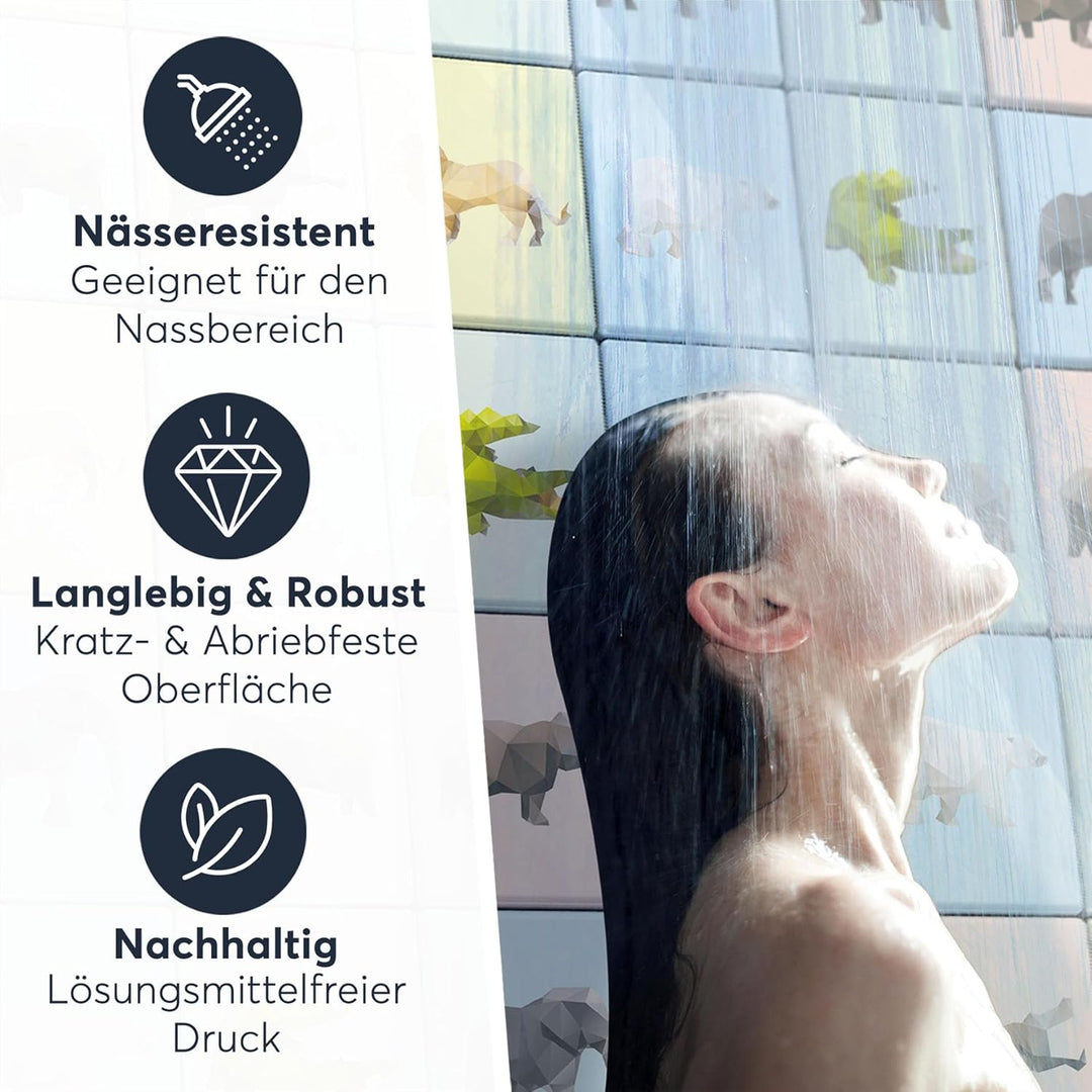 CREATISTO Mosaik Klebefliesen Stickerfliesen Fliesenfolie - Klebefolie Aufkleber für Wand-Fliesen I