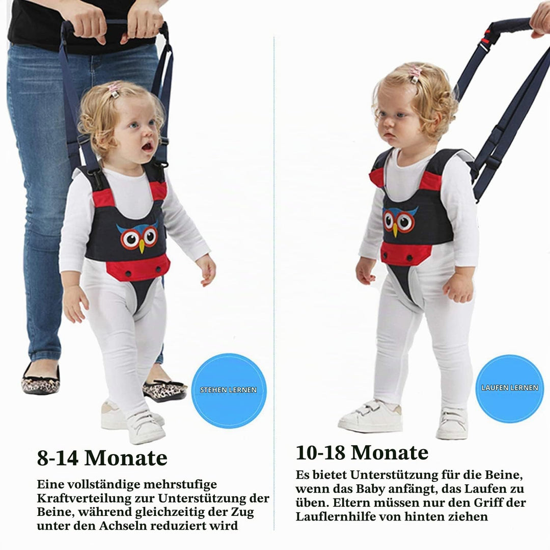 IULONEE Lauflernhilfe Gehhilfe für Baby Stehen Gehen Lernen Helfer Walker Sicherheitsleinen mit Sich