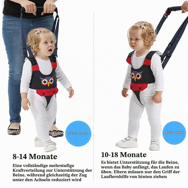 IULONEE Lauflernhilfe Gehhilfe für Baby Stehen Gehen Lernen Helfer Walker Sicherheitsleinen mit Sich