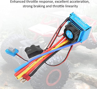 VGEBY Brushless ESC, 120A Brushless ESC Elektrischer Geschwindigkeitsregler Verschleissfest Langlebi