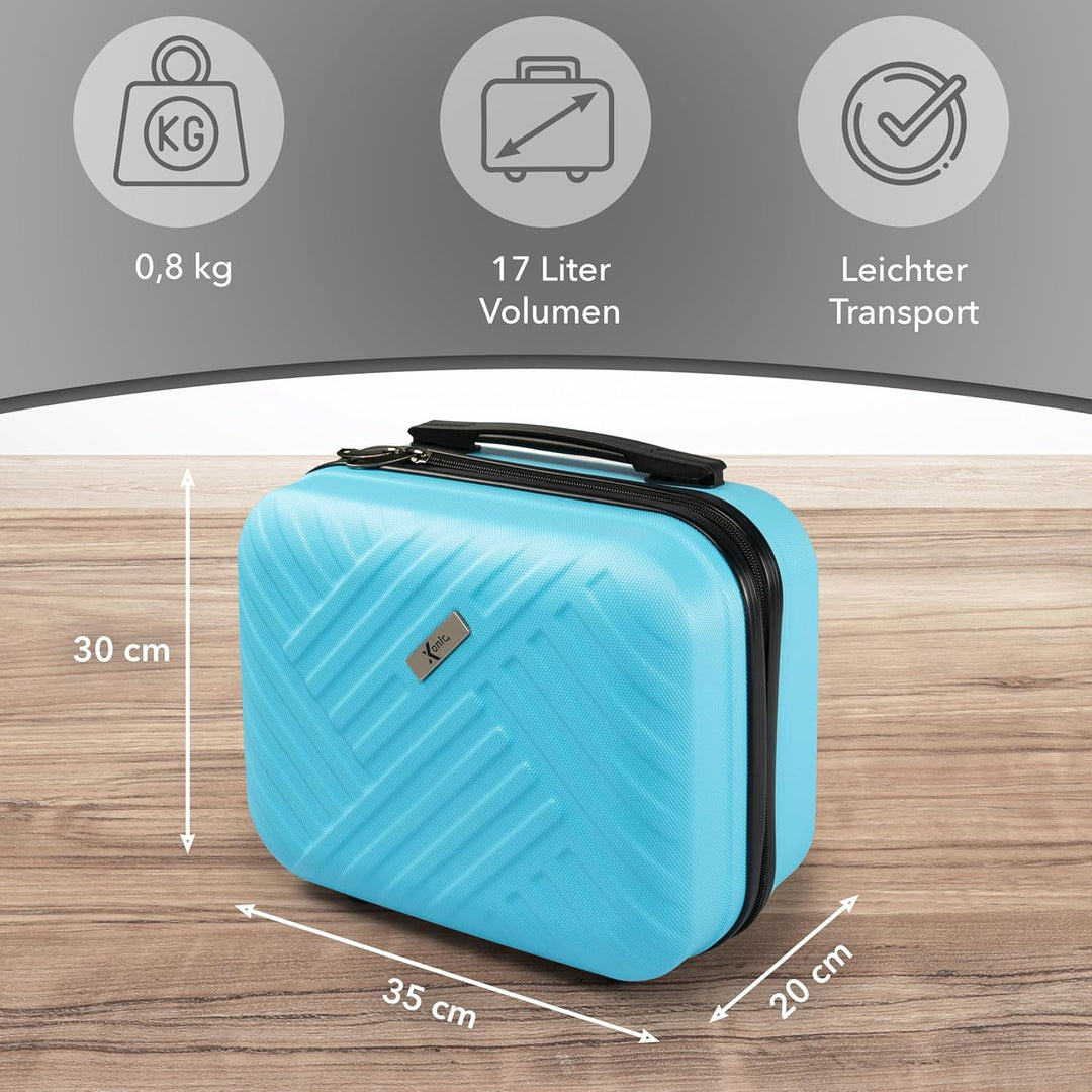 Xonic® Design Kosmetikkoffer aus ABS Hartschale – Robustes Beautycase als Handgepäck - Kosmetiktasch