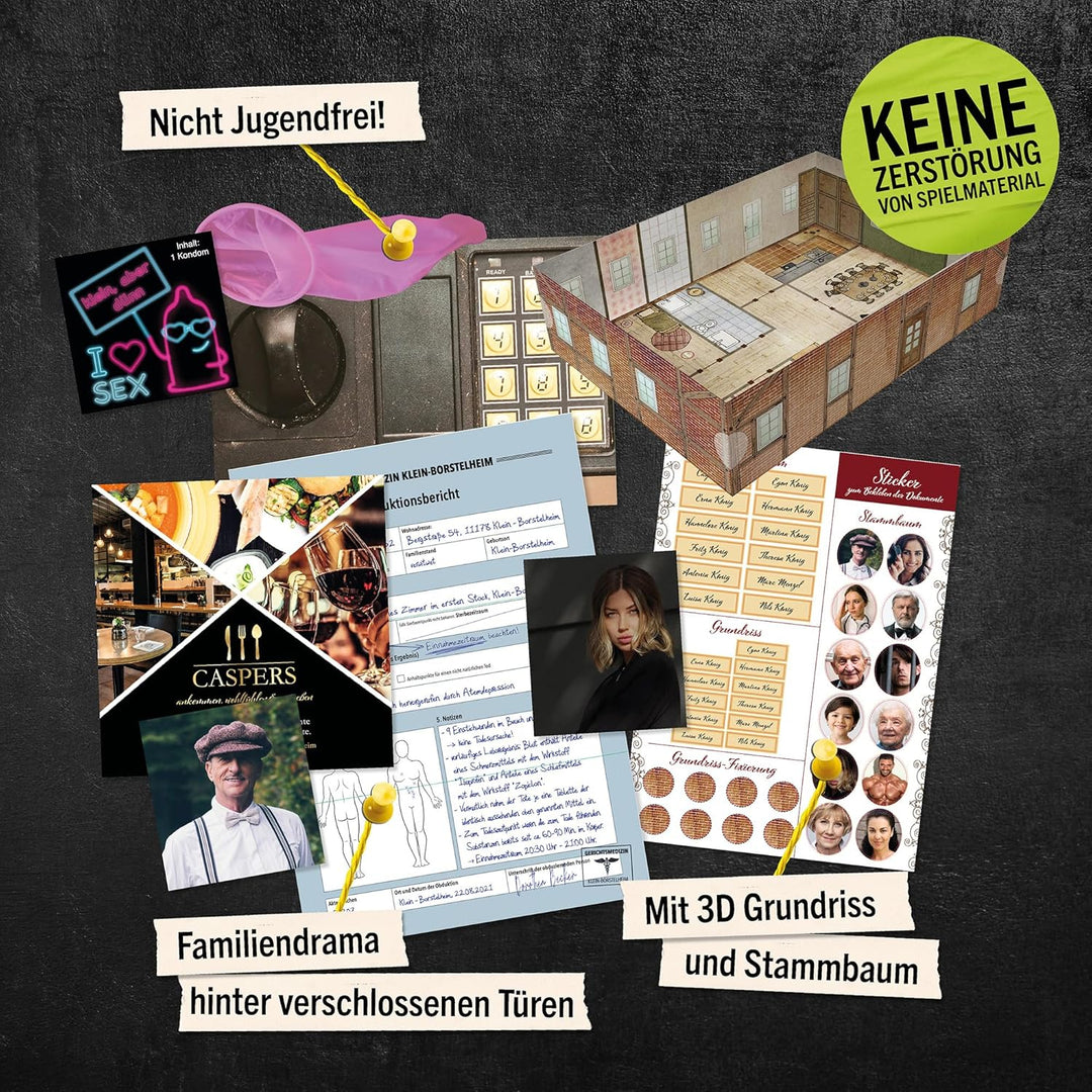 Hidden Games Tatort - Königsmord - Krimispiel für zu Hause - Unser Fall für Einsteiger - FSK16 - Tat