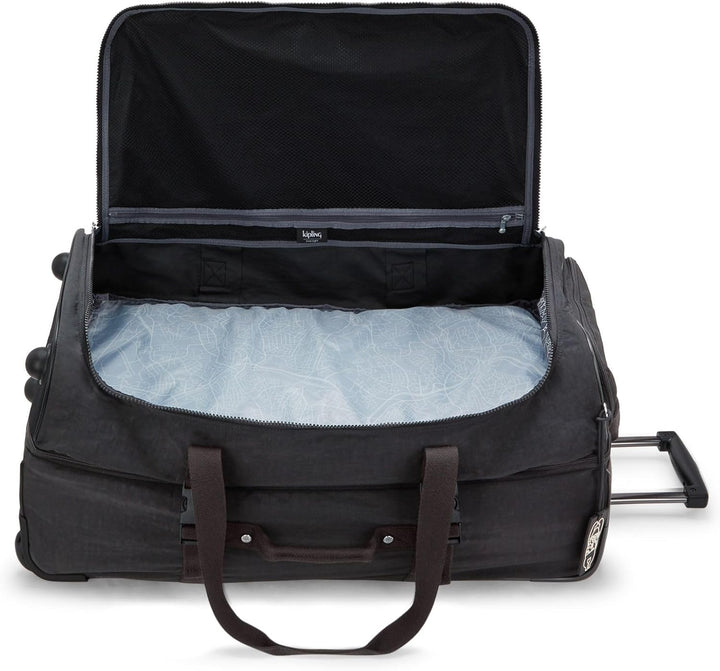 Kipling TEAGAN L, Grosser weicher Koffer, 2 Rollen Reisegepäck, 77 cm, 91 L, 3.44 kg, Black Noir TEA