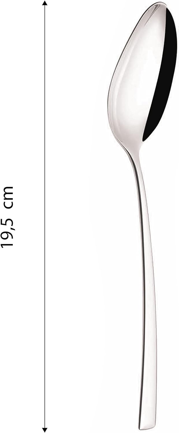 ECHTWERK Tafelbesteck Avelino, Silber Edition, 30-teilig, Essbesteck für bis zu 6 Personen, Edelstah