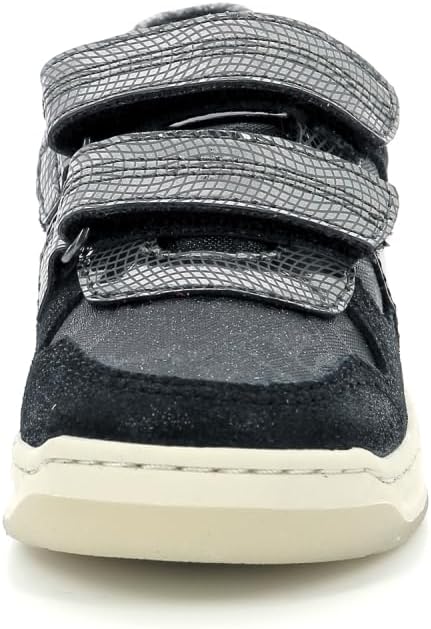 Kickers Unisex Kinder Kalido Sneaker 35 EU Nero Glänzendes Schwarz, 35 EU Nero Glänzendes Schwarz
