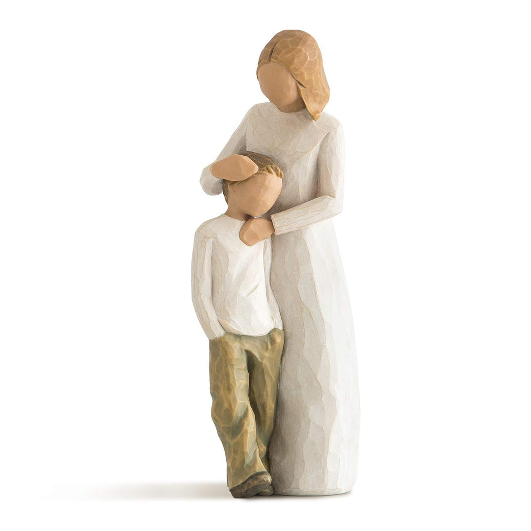 Enesco 26102 Willow Tree Figur Mutter und Sohn Tischplatte Einzelbett, Tischplatte Einzelbett
