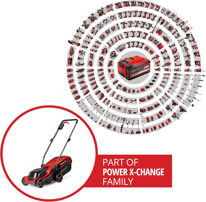 Einhell Akku-Rasenmäher GE-cm 18/30-1 Li BL (1x3,0Ah) Power X-Change (18 V, 30 cm Schnittbreite, bis