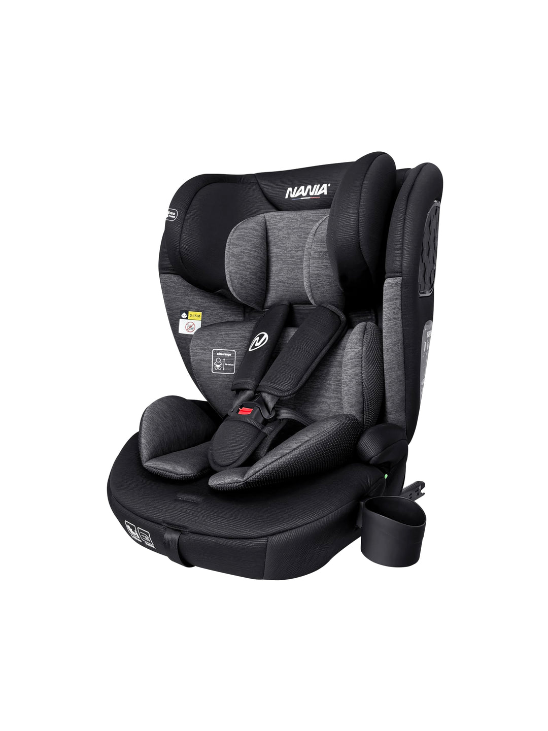 Nania Milano Kinderautositz Isofix, skalierbar 76-150 cm, von 9 bis 36 kg, 15 Monate bis 12 Jahre, v