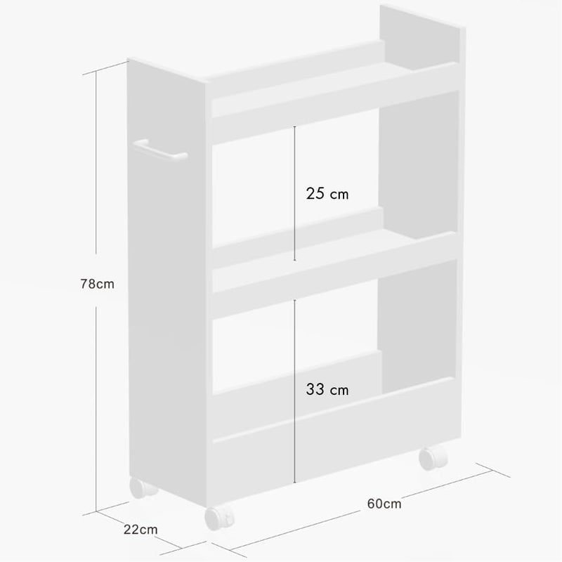 Kesper |Nischenregal, Material: FSC-zertifizierte Spanplatte, melaminbeschichtet, Masse: 60 x 22 cm,