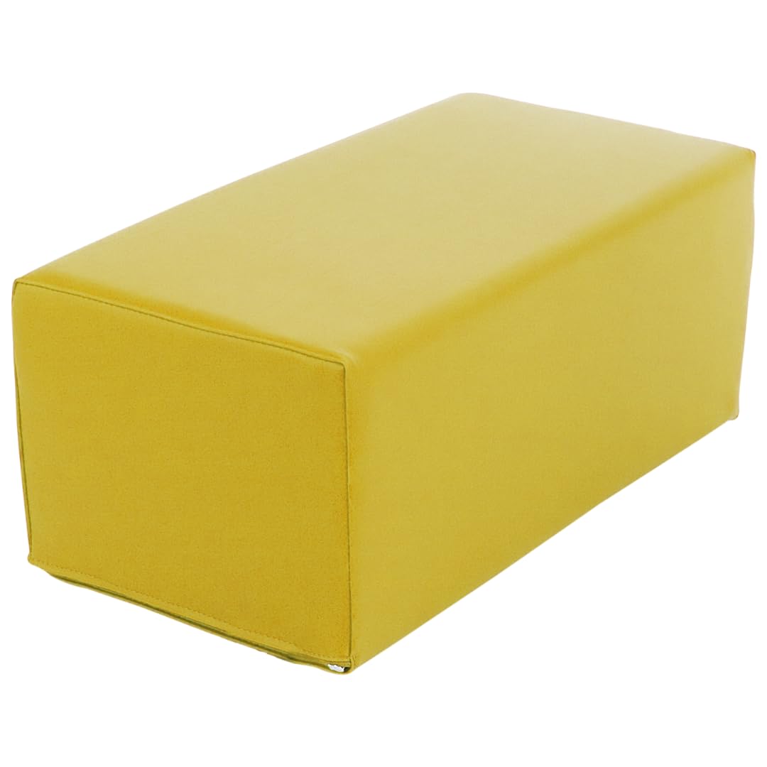 Stufen-Lagerungskissen 50 x 25 x 20cm aus qualitativem Ether-Schaum mit Kunstlederbezug, verstecktem
