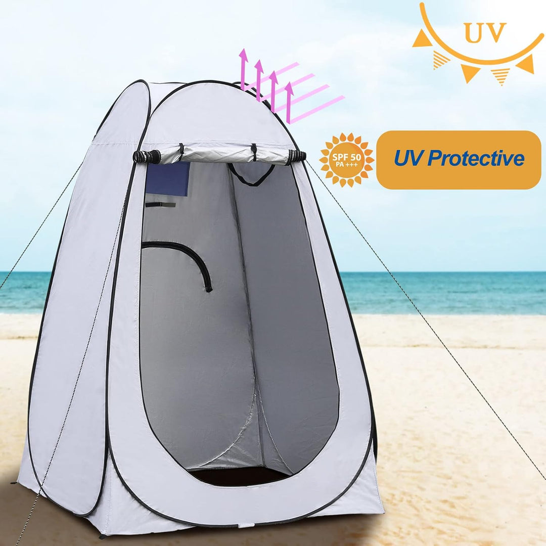 TUKAILAI Camping Toilettenzelt Duschzelt Pop Up Umkleidezelt Privatsphäre Toilette Umkleidekabine La