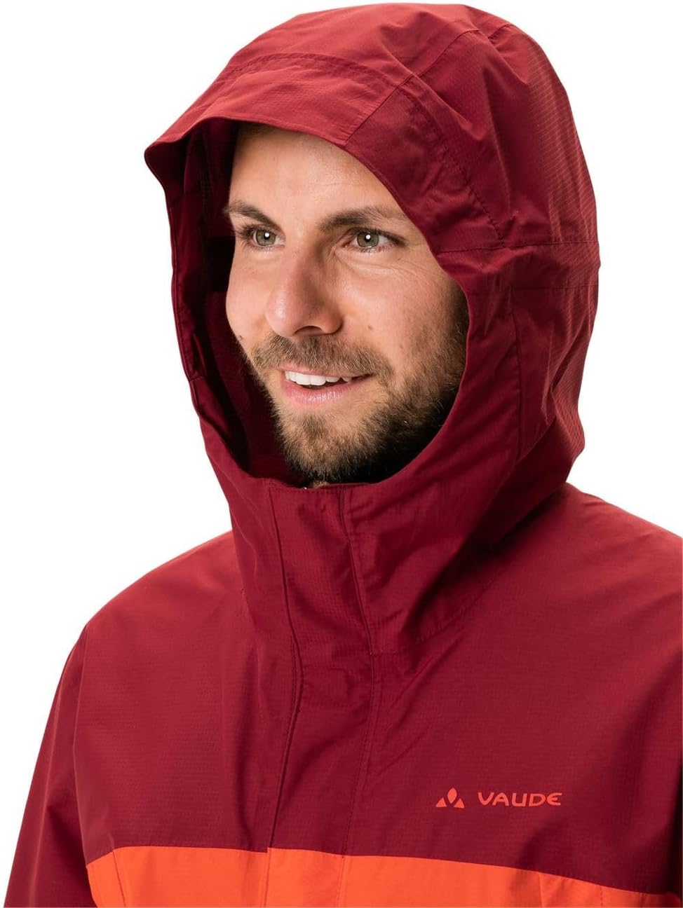 VAUDE Herren Lierne II Jacke Regenjacke Hardshelljacke S Glowing Red, S Glowing Red
