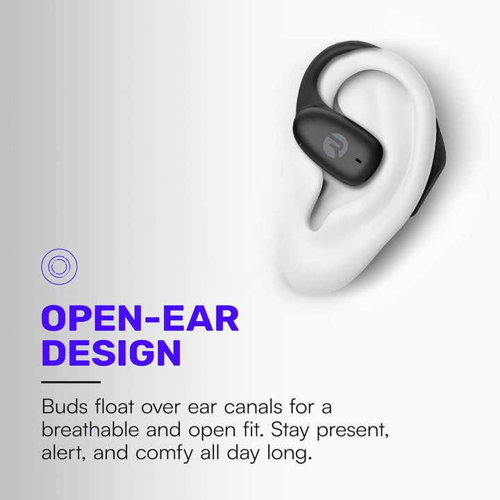 Raycon Essential Open Earbuds - True Wireless Open Ear Bluetooth 6.0 Kopfhörer, ultraleicht, Komfort