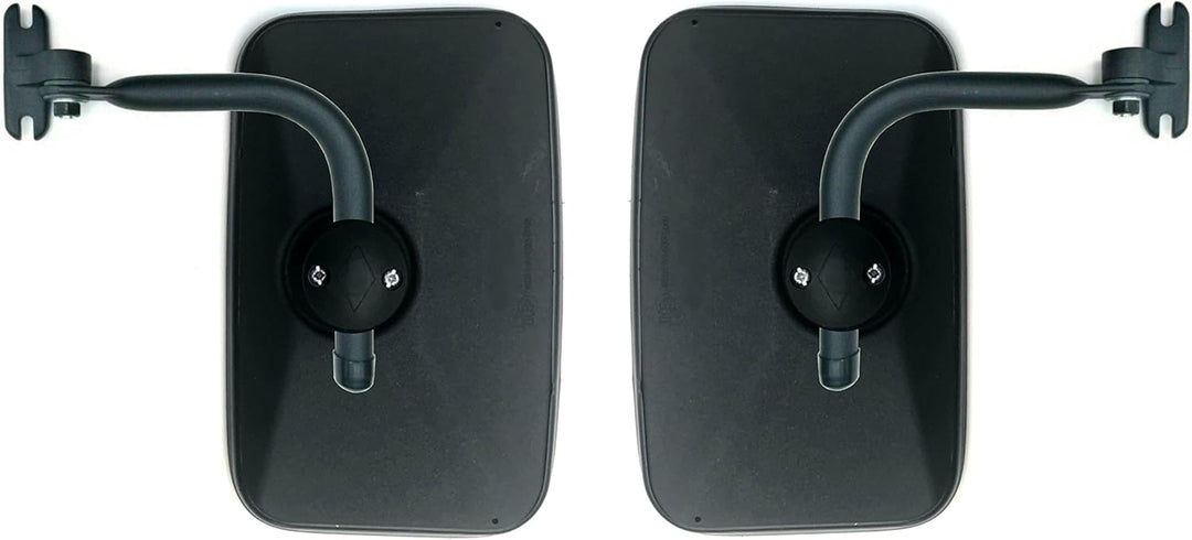 2x Aussenspiegel 250x165 E20 ø15-22 und Spiegelhalter für Traktoren NEW HOLLAND, URSUS, ZETOR, JD, M